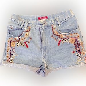 Vintage early 90s jou jou! denim cutoff shorts!
